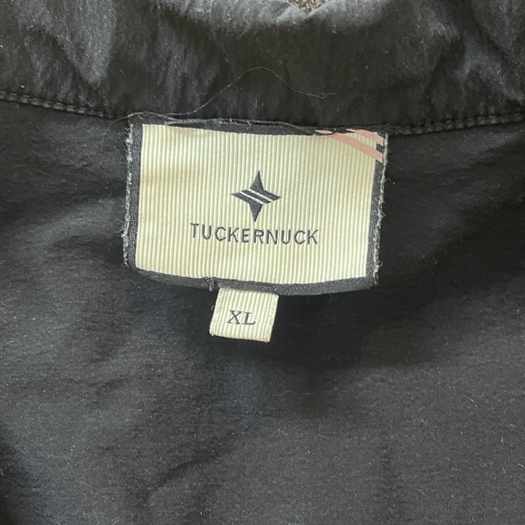 Tuckernuck Black Charlie Sleeveless Collared Button Front Dress XL Cotton Blend - Picture 5 of 11